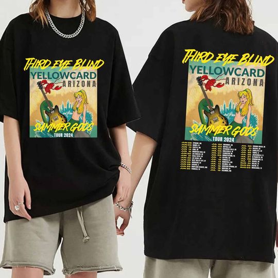 Discover Third Eye Blind 2024 Tour Shirt, 2024 Summer Gods Tour Shirt