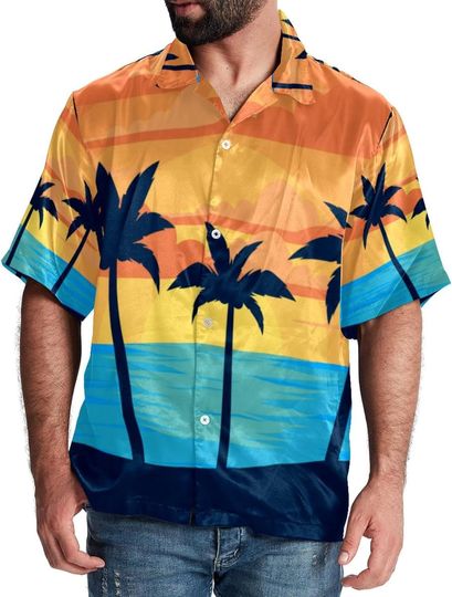 Discover Coconut Tree Hawaiian Shirt for Summer Beach Vacation