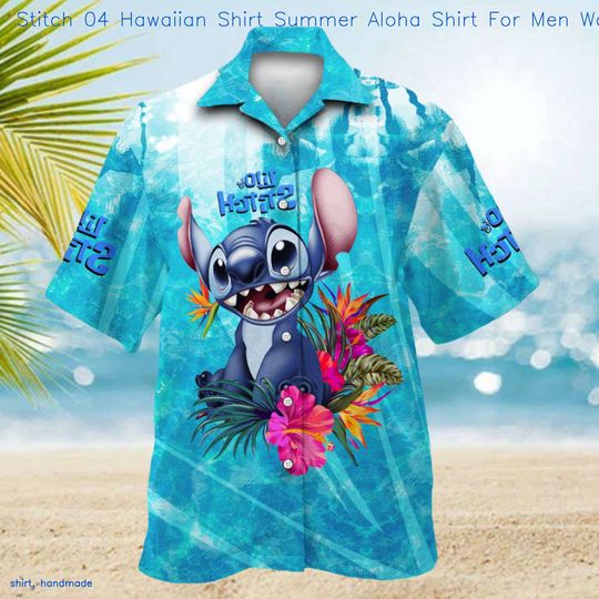 Stitch 04 Hawaiian Shirt Summer Aloha Shirt For Men