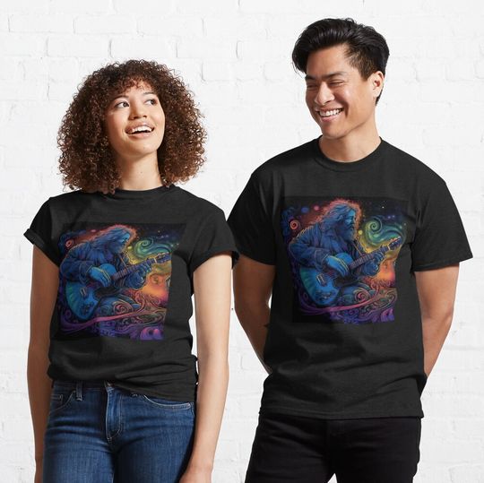 Discover Guitar Gods: Garcia and Santana Classic T-Shirt