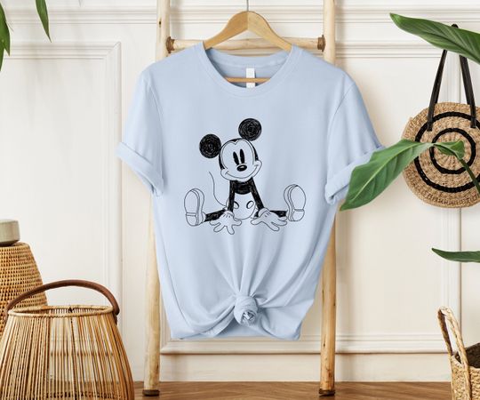 Discover Disney Mickey Sketch Ears Shirt