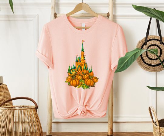 Discover Disney Pumpkin Castle Shirt, Mickey Pumpkin Shirt