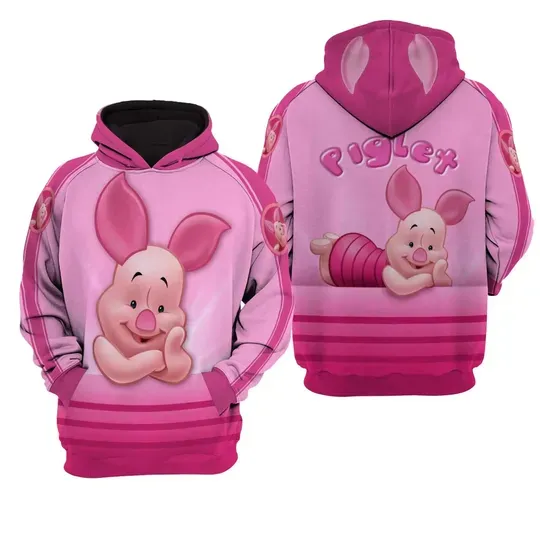 Disney Winnie the Pooh Piglet 3D Print Hoodie