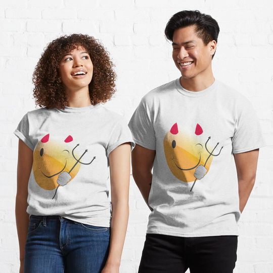 Discover Devil Emoji Unisex Classic T-Shirt