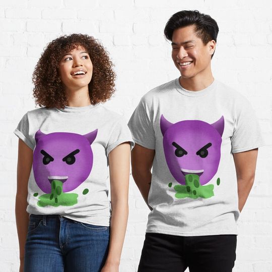 Purple Devil emoji Classic T-Shirt