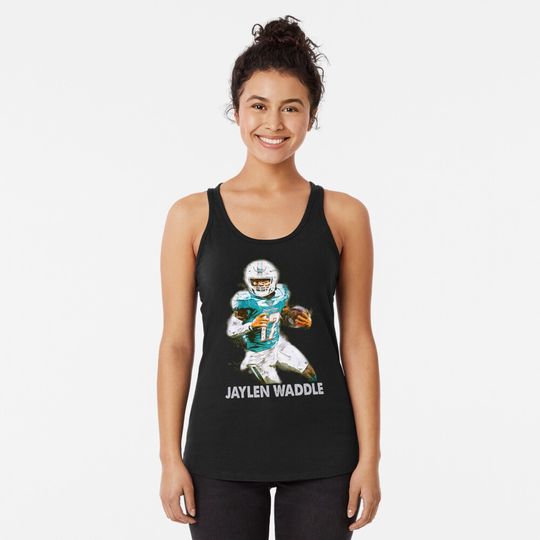 Jaylen Waddle a Racerback Tank Top