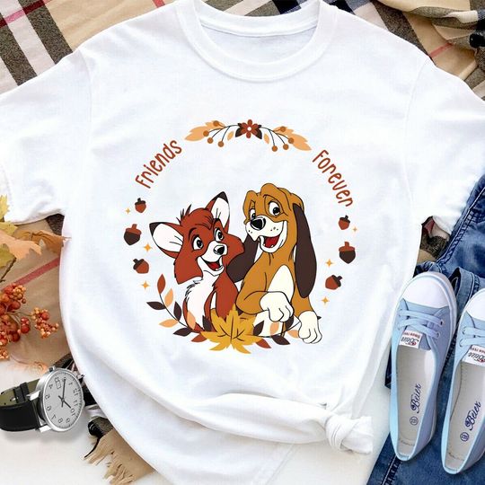 Copper And Todd Friends Forever Shirt, The Fox And The Hound Tee