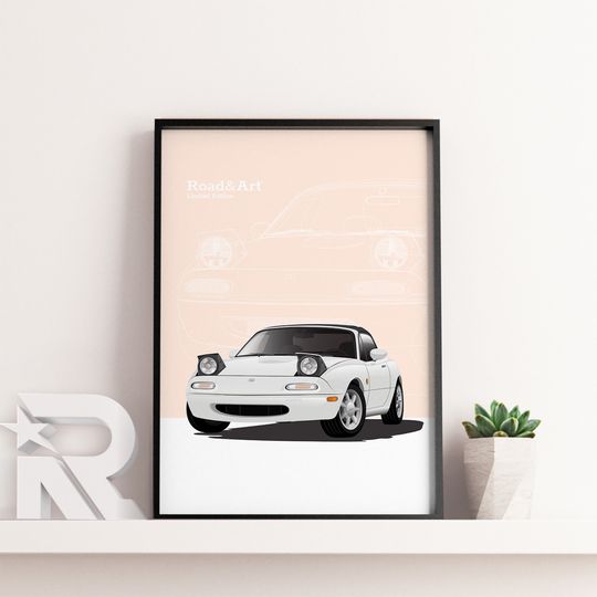 Discover Mazda Mx5 Na Miata - RetroSpeed Series Premium Poster