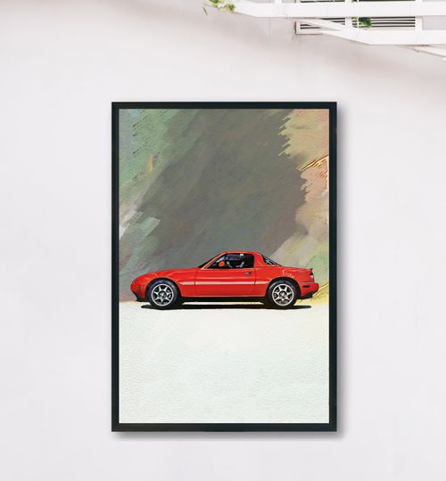 Discover Mazda Miata NA Car Poster