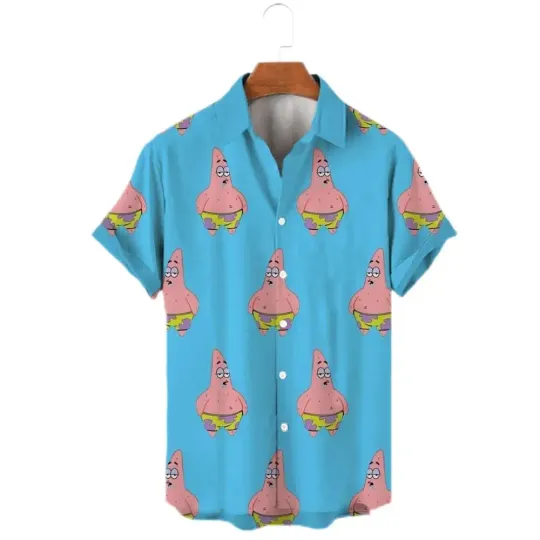 Funny Patrick Star Hawaiian Shirt