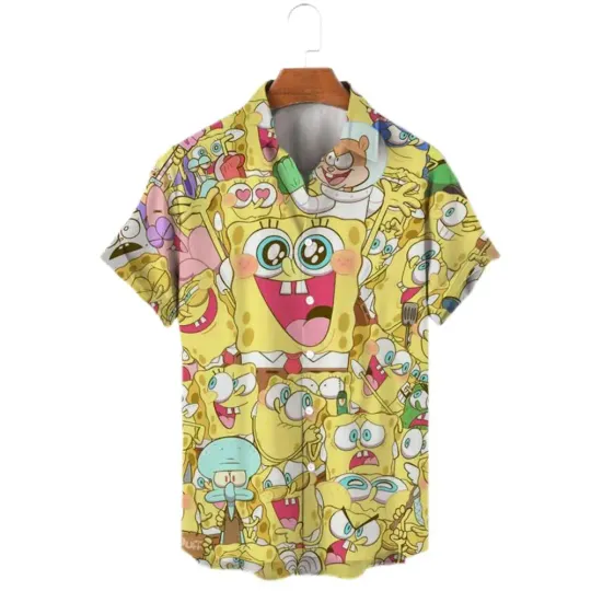 Funny Emotions of Spongebob Hawaiian Shirt