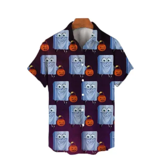 Funny Spongebob Hawaiian Shirt