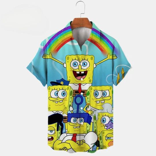 Funny Spongebob Hawaiian Shirt