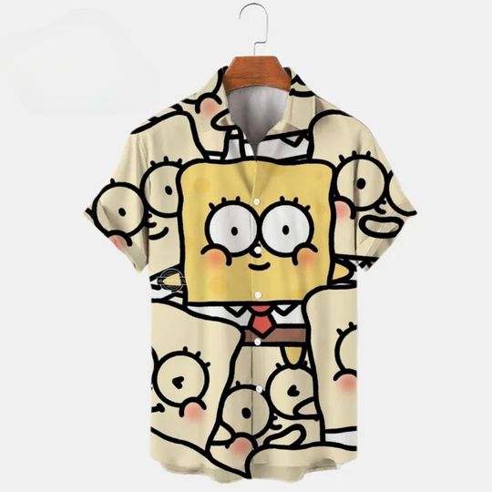 Funny Spongebob Hawaiian Shirt