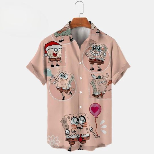 Cute Spongebob Hawaiian Shirt