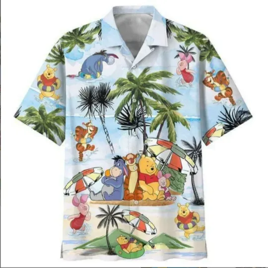 Disney Winnie the Pooh and Friends Hawaiian Shirt