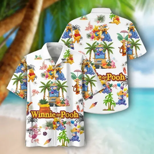 Disney Winnie the Pooh and Friends Hawaiian Shirt