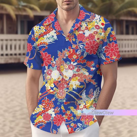 Romeo and Juliet Hawaiian Shirt, Leonardo Dicaprio Button Shirt, Flower Button Down Shirt