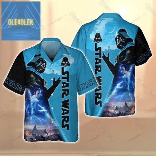 Discover StarWars Darth Vader Hawaiian Shirt, Darth Vader Button Shirt, Short Sleeve Shirt