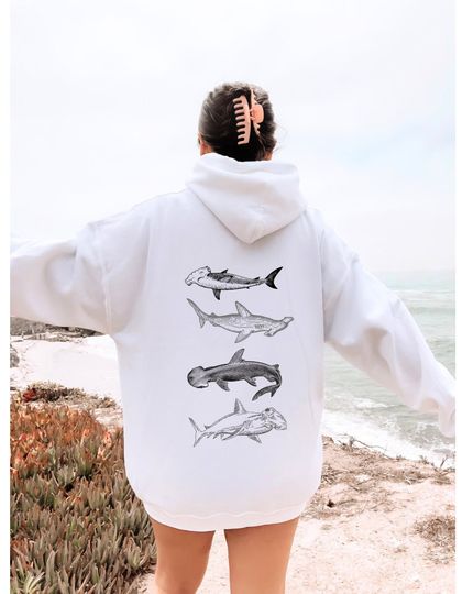Discover Hammerhead Shark Hoodie, Shark Hoodie, Hammerhead Shark Hoodie, Shark Lover Gift