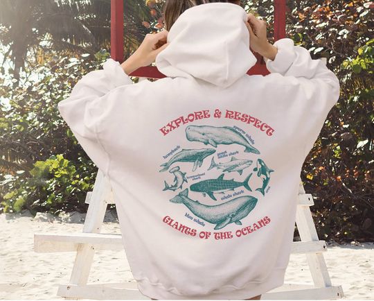 Ocean Hoodie Respect The locals Hoodie