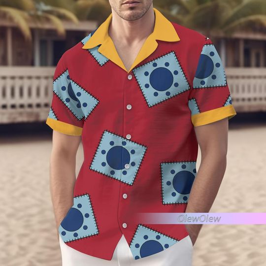 Discover Anime Button Shirt, Anime Shirt, Anime Hawaiian Shirt, Pirates Anime Button Shirt