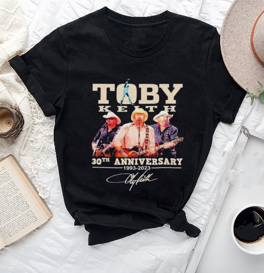 Toby Keith 31st Anniversary 1993  2024 Signature Shirt, Memorial Shirt