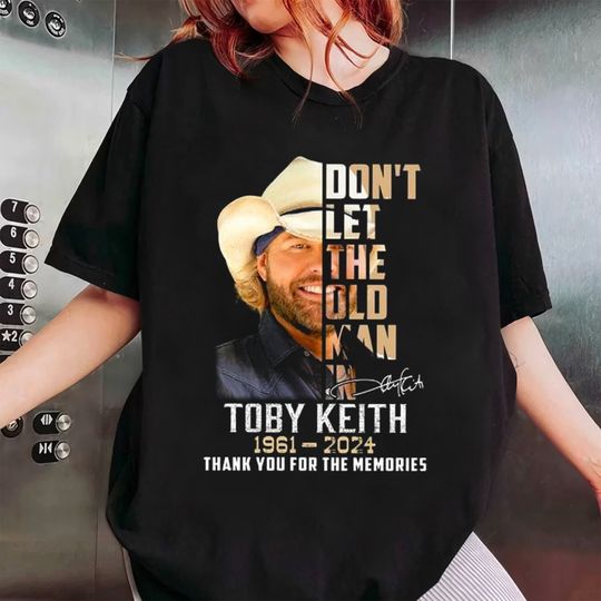 Discover Toby Keith Shirt, In Memory Of Toby Keith 1961 2024 Shirt