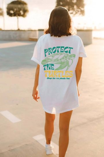 Protect The Turtles Shirt, Keep Our Sea Plastic Free, Respect The Locals Shirt