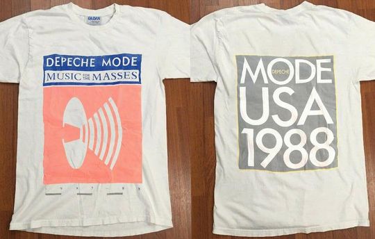 Discover Depeche Mode Music For The Masses Tour 1987-88 T-Shirt