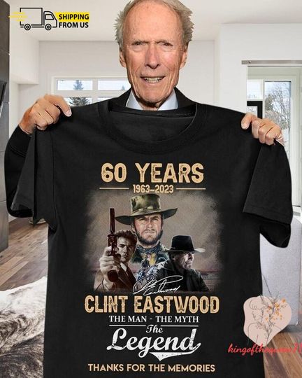Clint Eastwood T-Shirt, Comfort Color Clint Eastwood Mayor