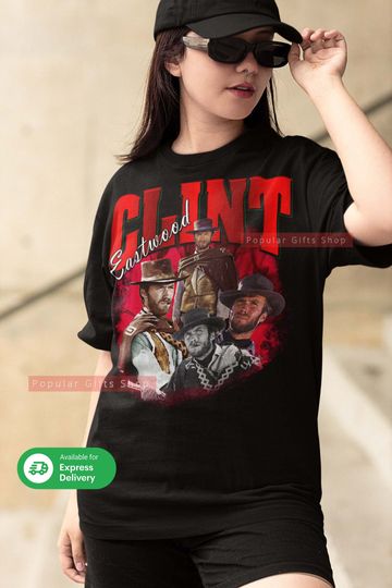 Clint Eastwood Vintage Unisex Shirt, Vintage Clint Eastwood TShirt