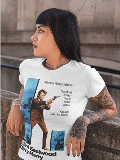 Discover Dirty Harry Magnum Force Movie T-Shirt Tee Shirt
