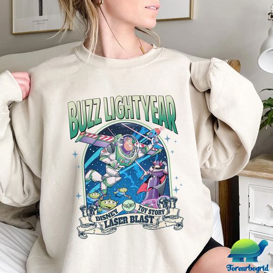 Disney Vintage Toy Story Buzz Lightyear Sweatshirt