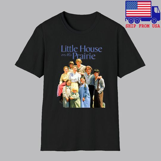 Discover Little House On The Prairie Classic TV Show Men's Black T-shirt