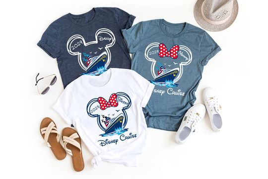 Custom Disney Cruise Family Vacation 2024 Shirt, Disney Cruise Group Shirt, Family Matching Cruise Shirt