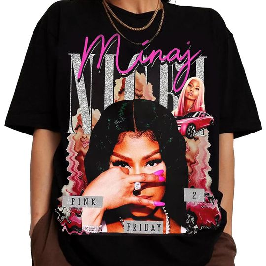 Discover 2024 Nicki Minaj Tour T-Shirt, Nicki Minaj Pink Friday 2 Concert Shirt