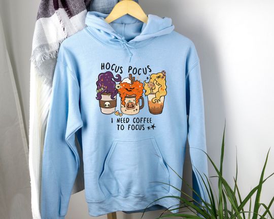 Discover Hocus Pocus Sweatshirt, Halloween Party Hoodie