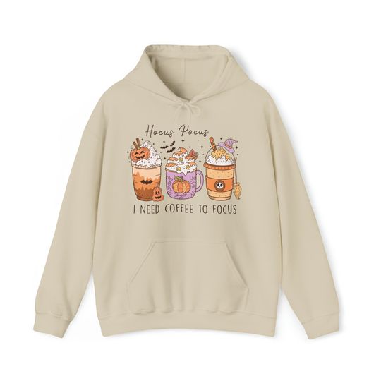 Hocus Pocus, I Need Coffee to Focus - Halloween funny shirt