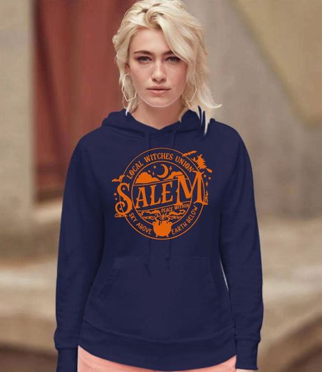 Local Witches Union Salem Halloween  Hoodie