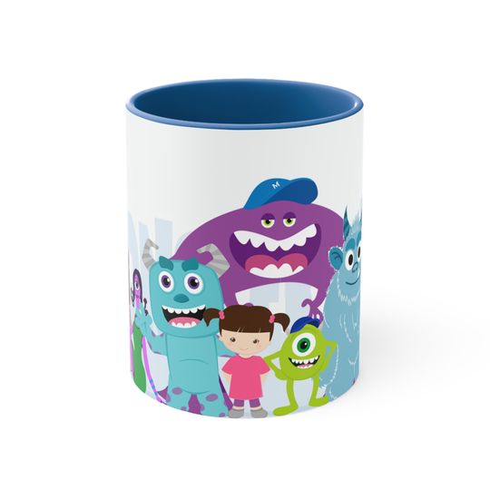Monster Inc. Boo James Mike Chibi Disney Pot Accent Coffee Mug