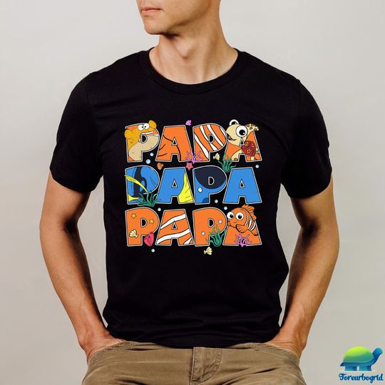 Discover Disney Marlin Finding Nemo Dad Shirt