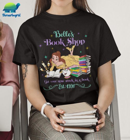 Discover Disney Belle's Book Shop T-shirt