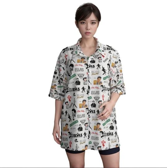 Discover Elvis Presley Hawaiian Shirt, Elvis Presley Summer Shirt