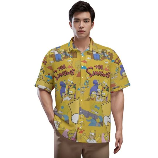 The Simpsons Hawaiian Shirt, Simpsons Summer Shirt