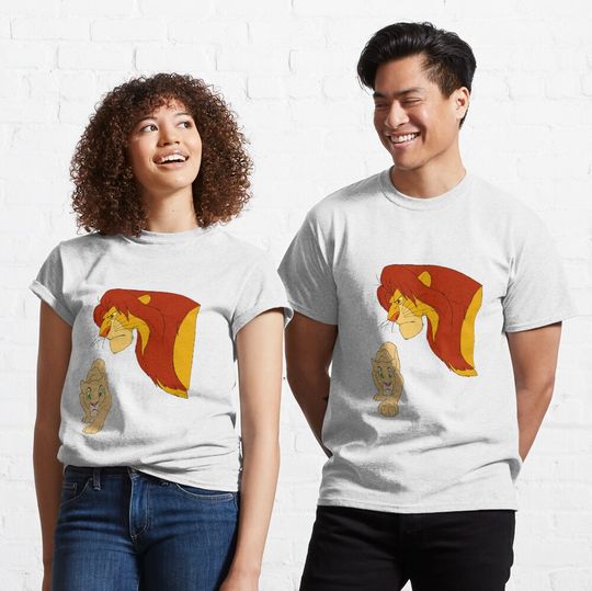 Discover simba and nala angry Classic T-Shirt