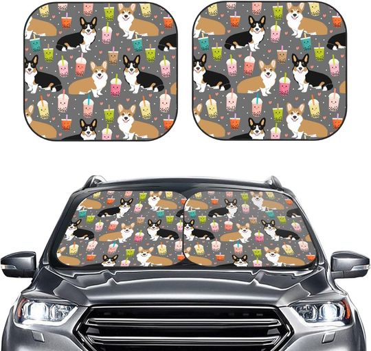 Corgi Car Sunshade, Corgi Lovers Gifts