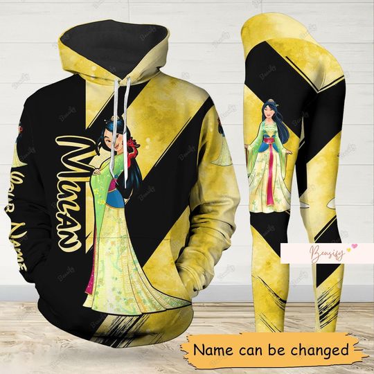 Mulan Hoodie, Personalized Hoodie, Mulan Movie Leggings, Disney Character Hoodie, Mulan Princess Leggings