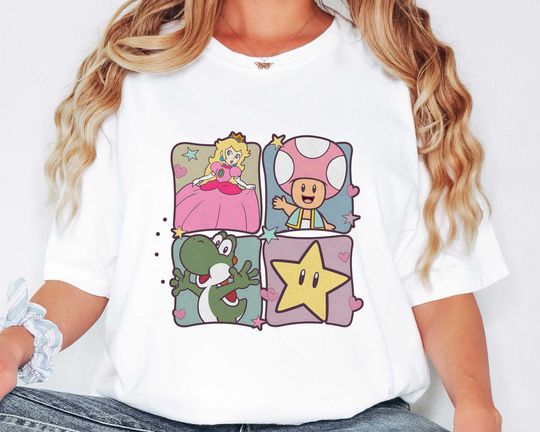 Princess Peach Shirt, Super Mario Birthday Shirt, Princess Peach Mario Shirt Feeling Peachy Shirt, Disneyworld Shirt