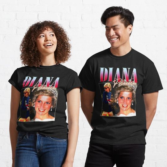 PRINCESS DIANA Rap Hip Hop Princess Diana 90s Retro Vintage T-Shirt